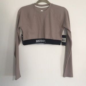 Nike Nude Long-sleeves Top